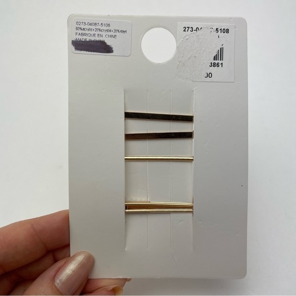 Hair Pins Barrettes Assortment of 4 New - Picture 3 of 4